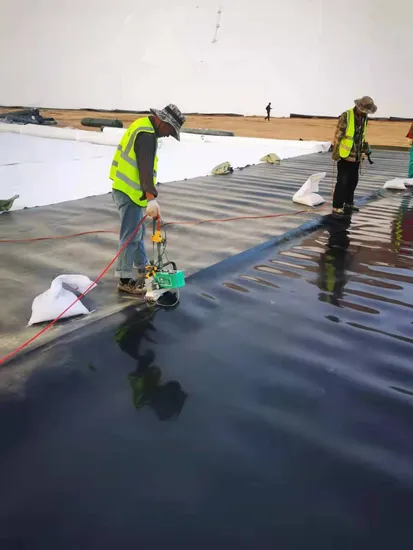HDPE LDPE LLDPE 0.5mm 0.75mm 1.0mm 1.5mm 2.0mm 3.0mm ISO Certification Smooth Surface Black GM13 HDPE Geomembrane for Landfill Dam Fish Shrimp Dam Pond Liner