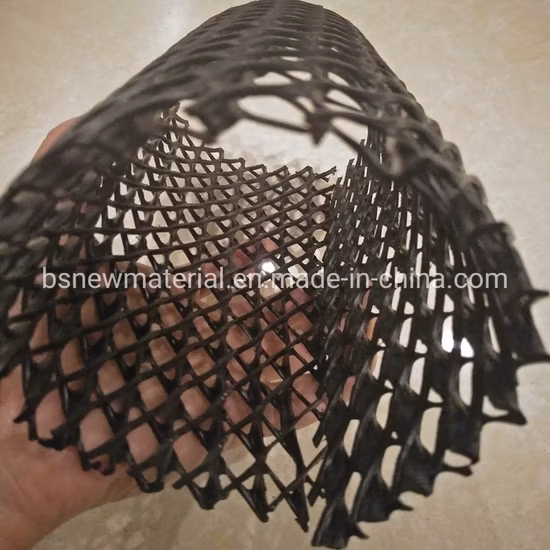 Geocomposite HDPE Plastic Drainage Geonet Tri-Planer, for Landfill/Retaining Wall/Subgrade/Railway/Road Drainage Good Price