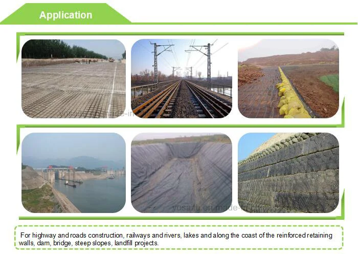 High Strength UV Resistance Loading Plastic Biaxial Polypropylene(PP) Geogrids for Roads or Lands