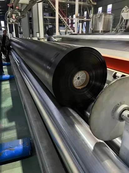 Geomembrana LDPE de superfície texturizada lisa 0,5 mm 0,75 mm 1,0 mm 1,5 mm 2,0 mm