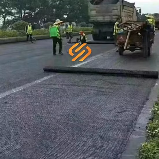 Rede de malha de fibra de vidro de alta qualidade Geogrelha de fibra de vidro para reforço de estradas para venda