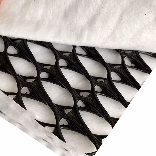 Geotêxtil Geocomposto de Drenagem de Alta Qualidade Geonet para Drenagem de Aterros Sanitários