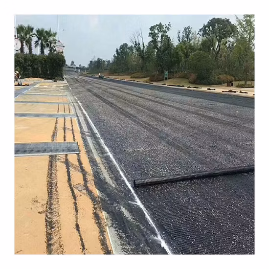 Cerca de geogrelha de plástico biaxial 15kn/M PP para construção de estradas agrícolas/estabilização de encostas