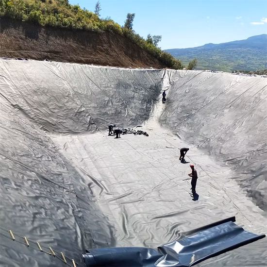 Planilhas de controle de infiltração de geomembrana de HDPE/LDPE