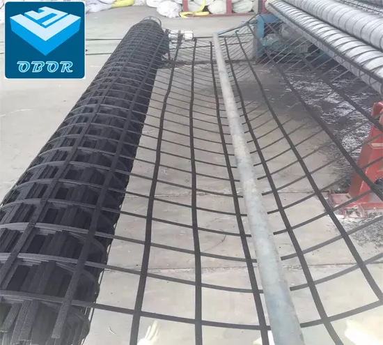Geogrelha biaxial Geogrelha de fibra de vidro Geogrelha biaxial Geogrelha de plástico Geogrelha de poliéster Geogrelha pet Geogrelha PP