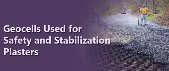 Geocélula de HDPE para construção de estradas com muro de contenção Grade estabilizadora de cascalho de baixo custo